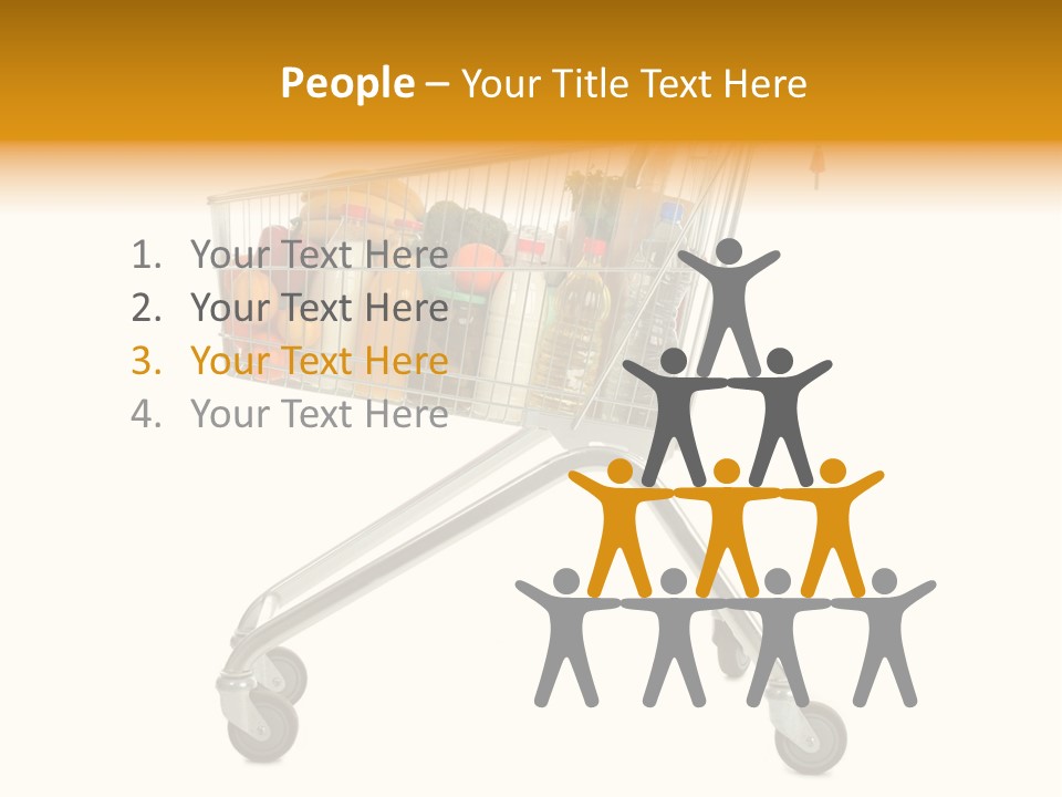 Pushcart Shop Trolley PowerPoint Template