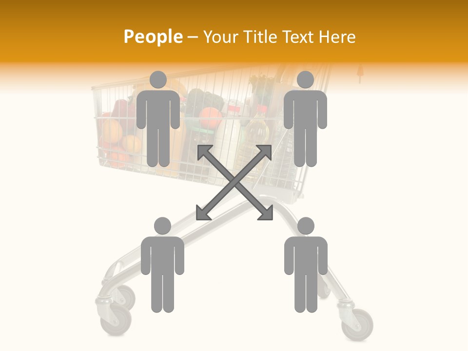 Pushcart Shop Trolley PowerPoint Template