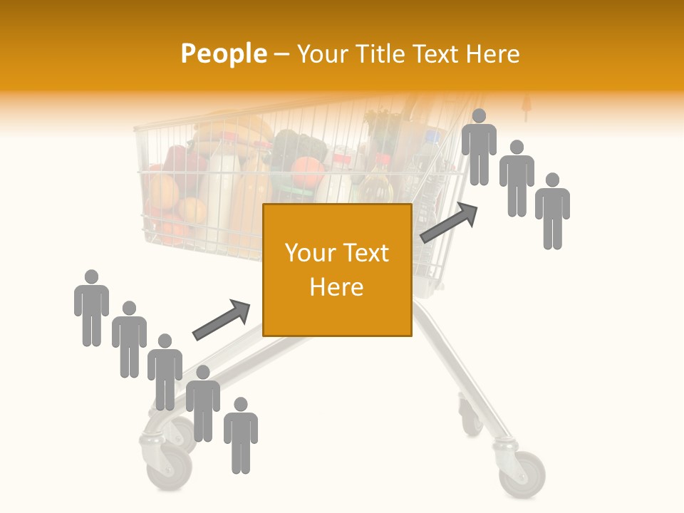 Pushcart Shop Trolley PowerPoint Template