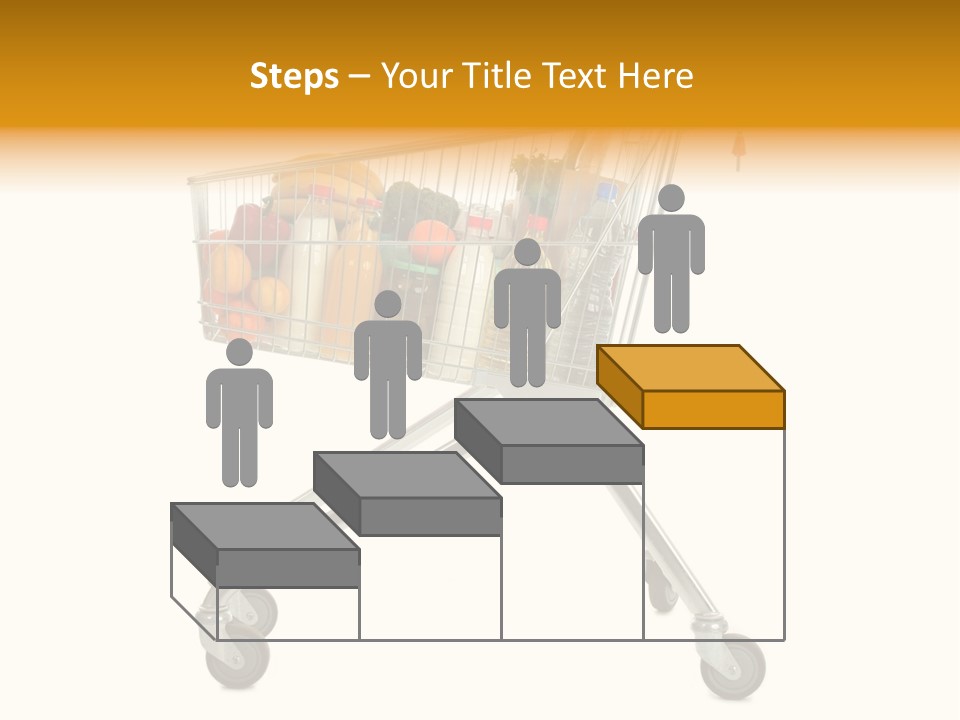 Pushcart Shop Trolley PowerPoint Template