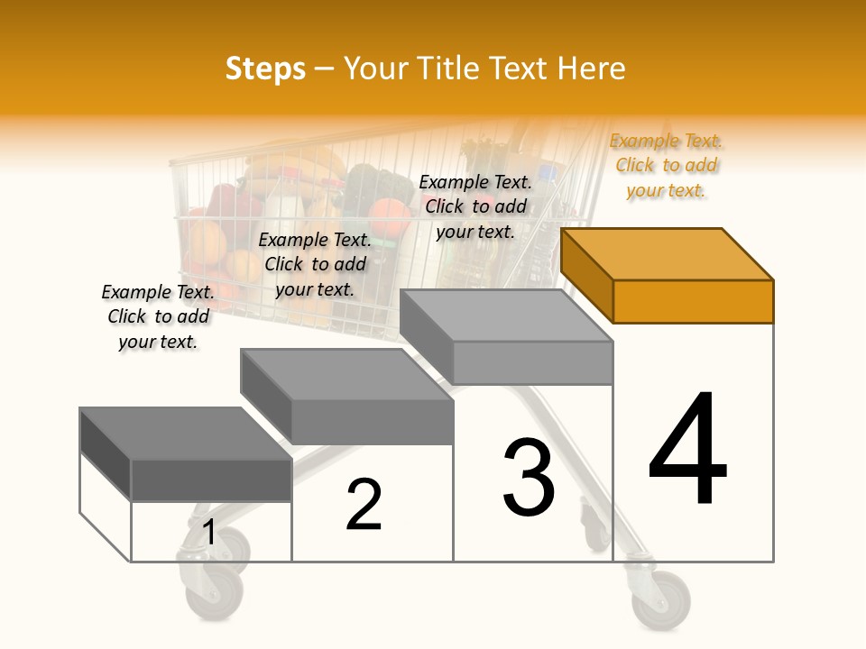 Pushcart Shop Trolley PowerPoint Template