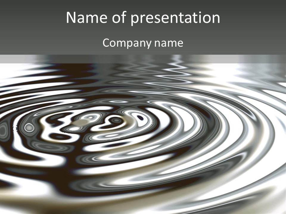 Reflection Fusion Shining PowerPoint Template