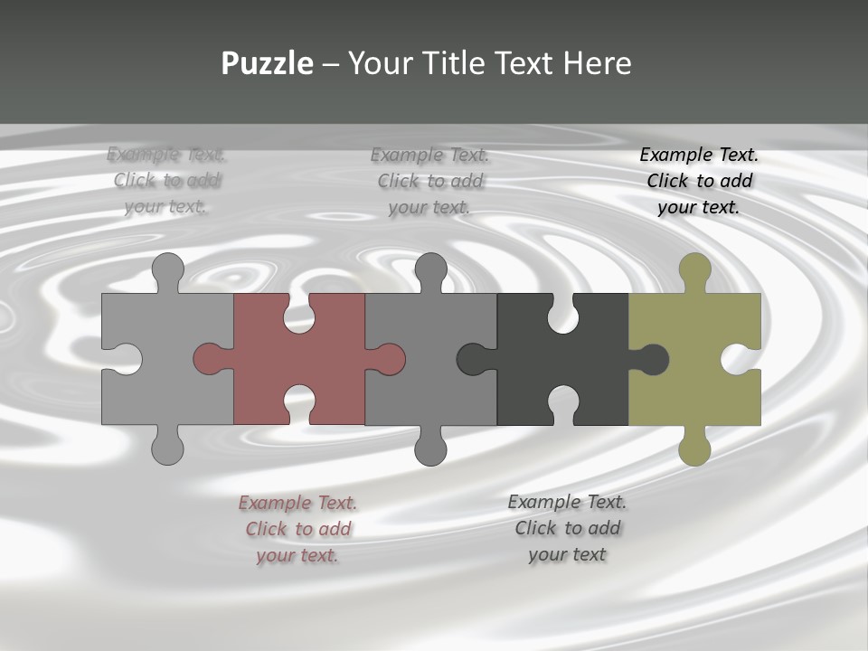 Reflection Fusion Shining PowerPoint Template