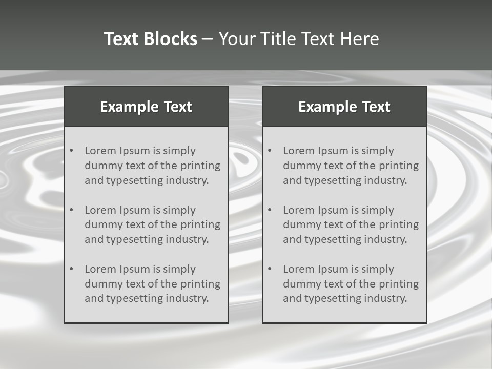 Reflection Fusion Shining PowerPoint Template