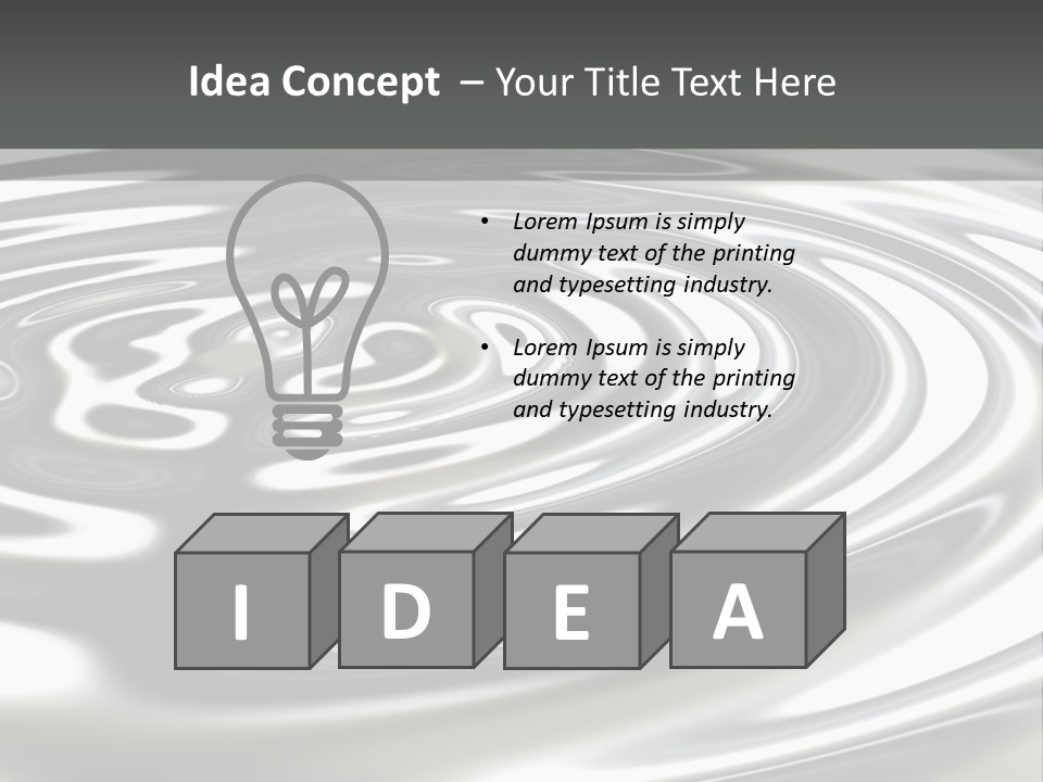 Reflection Fusion Shining PowerPoint Template
