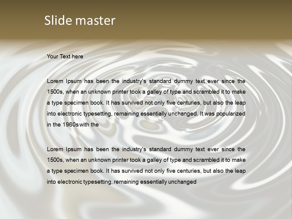 Art Growth Closeup PowerPoint Template