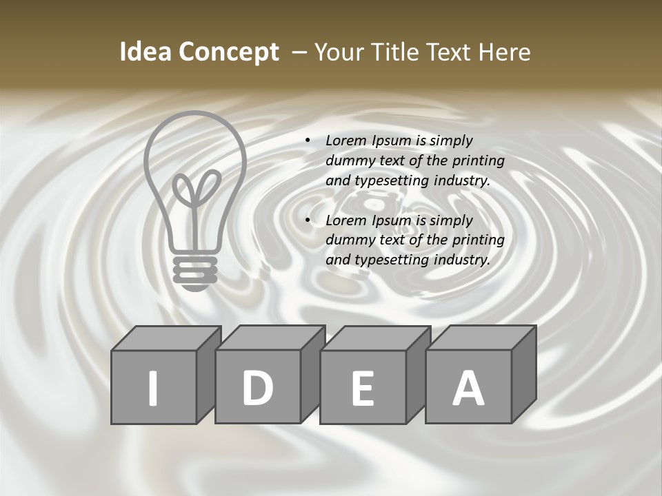 Art Growth Closeup PowerPoint Template