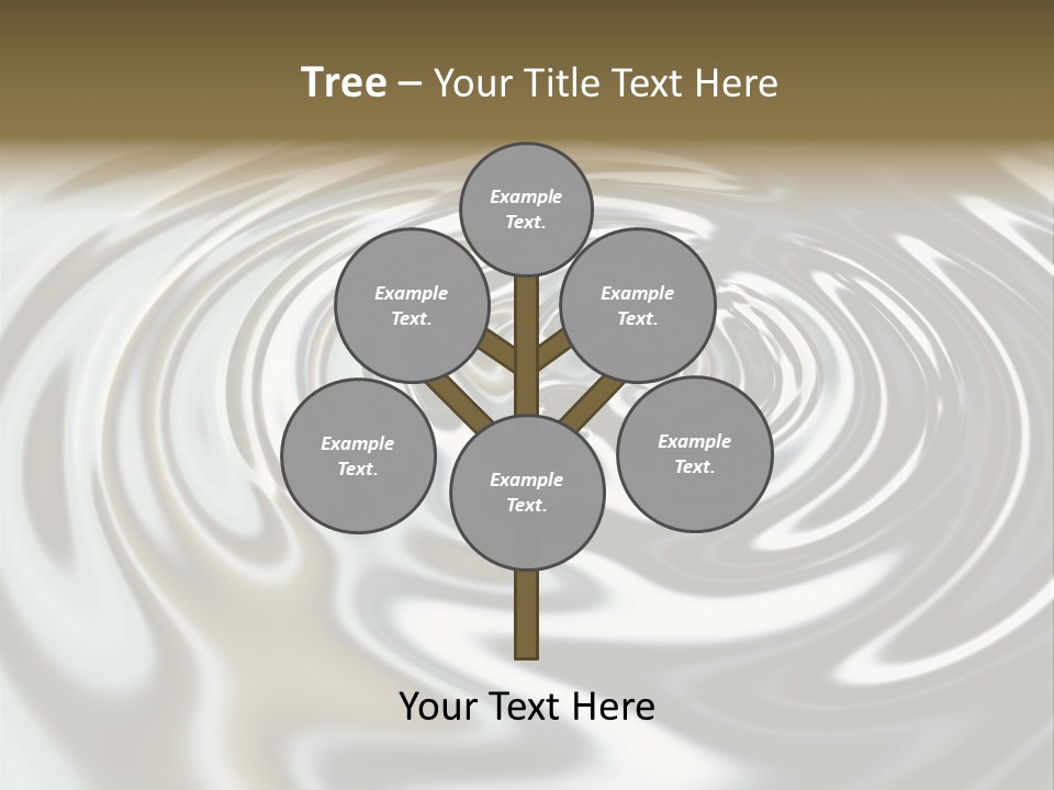 Art Growth Closeup PowerPoint Template