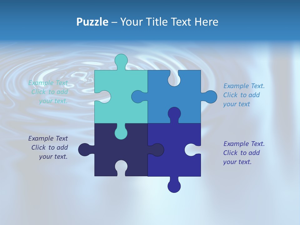 Digital Blue Purity PowerPoint Template