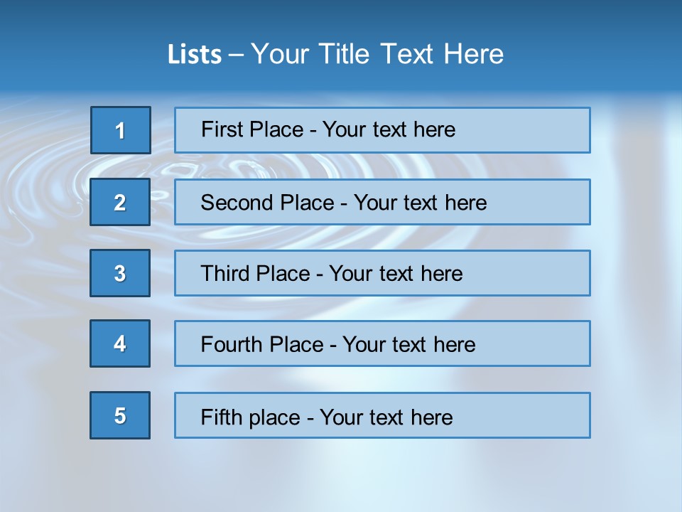 Digital Blue Purity PowerPoint Template