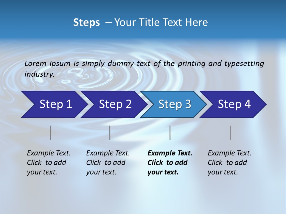 Digital Blue Purity PowerPoint Template