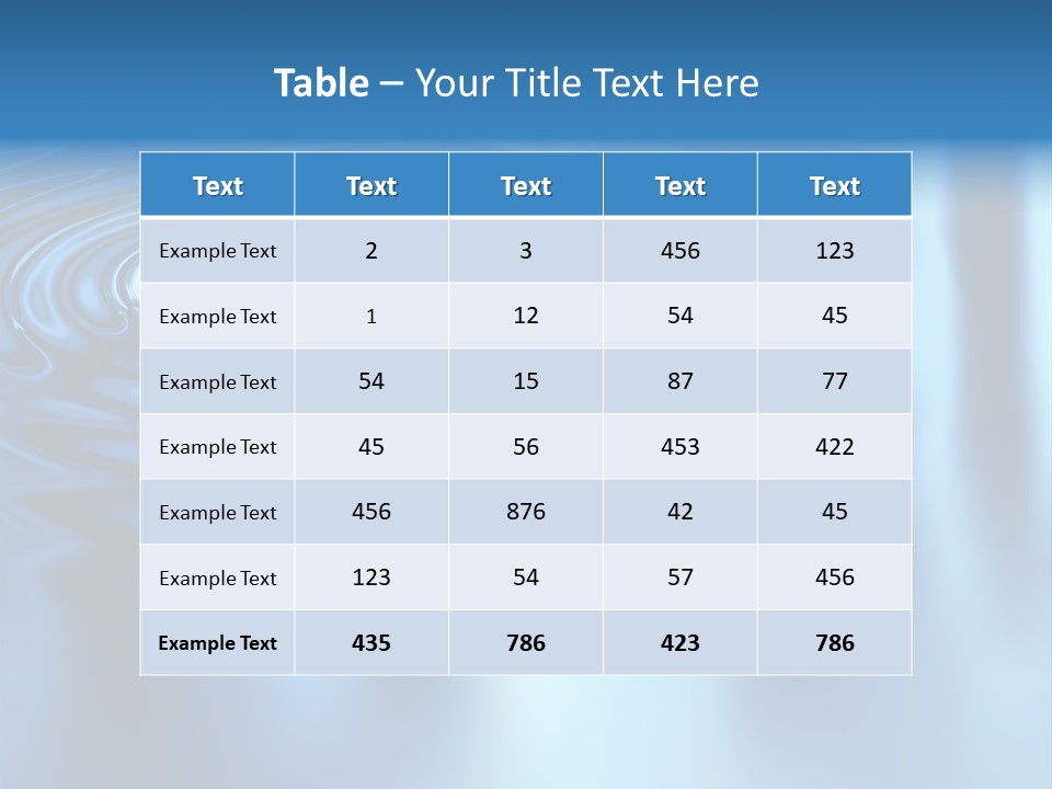 Digital Blue Purity PowerPoint Template