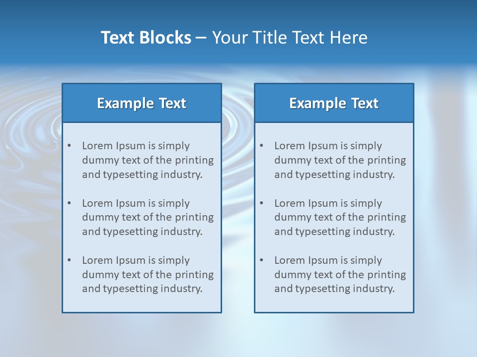 Digital Blue Purity PowerPoint Template