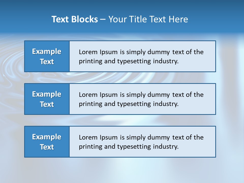 Digital Blue Purity PowerPoint Template