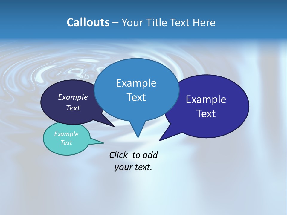 Digital Blue Purity PowerPoint Template