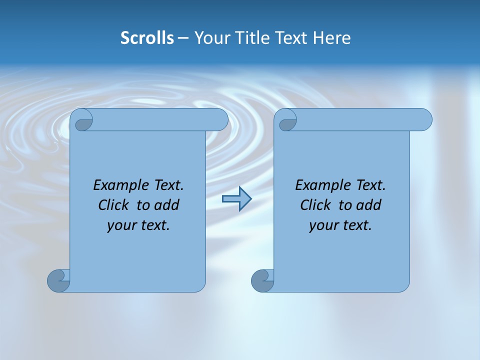 Digital Blue Purity PowerPoint Template