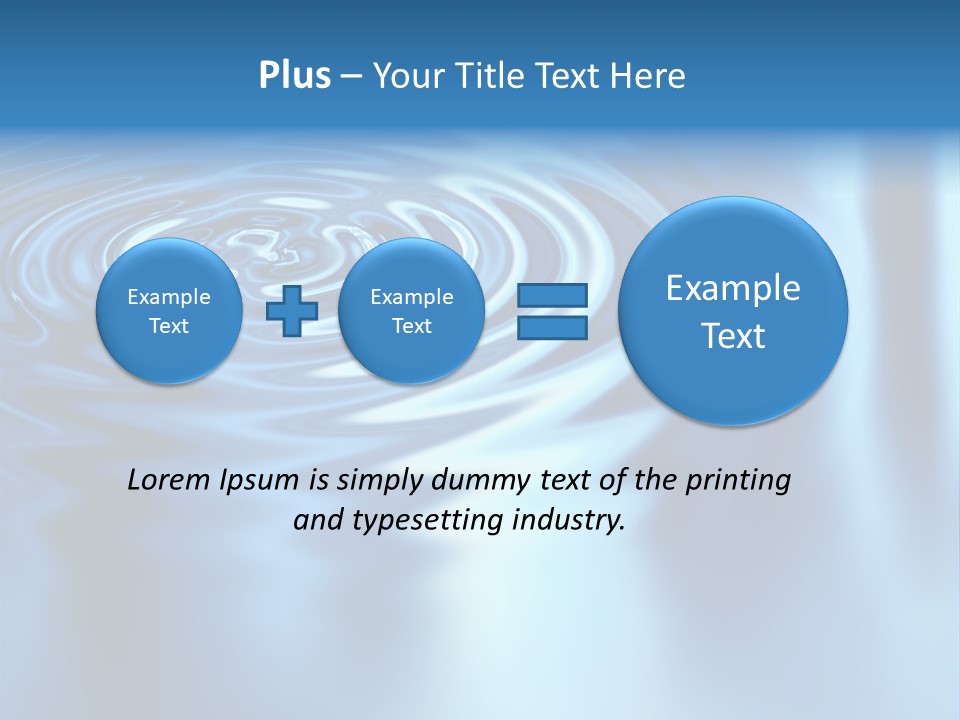Digital Blue Purity PowerPoint Template