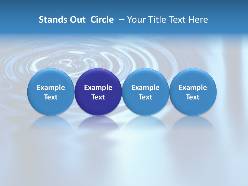 Digital Blue Purity PowerPoint Template