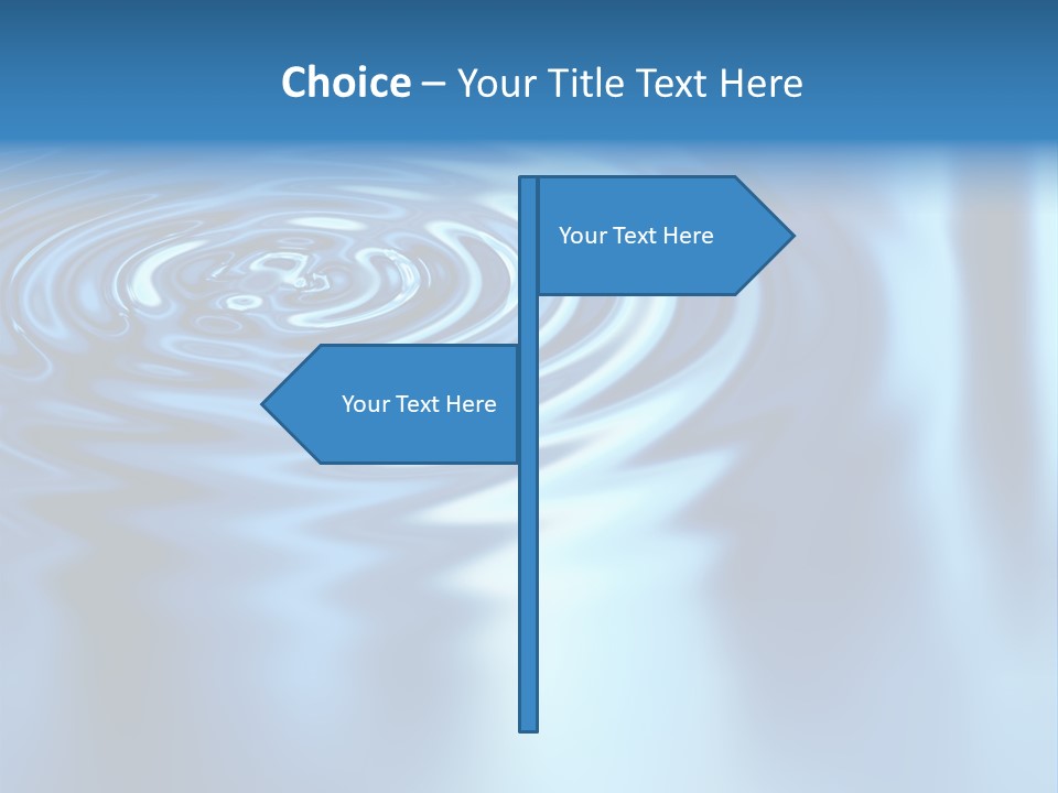 Digital Blue Purity PowerPoint Template