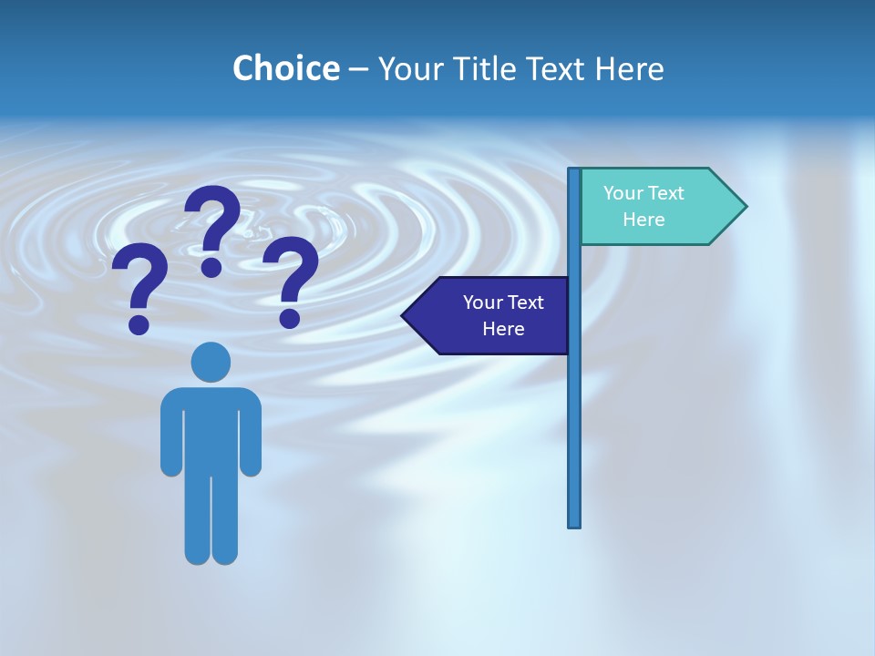 Digital Blue Purity PowerPoint Template