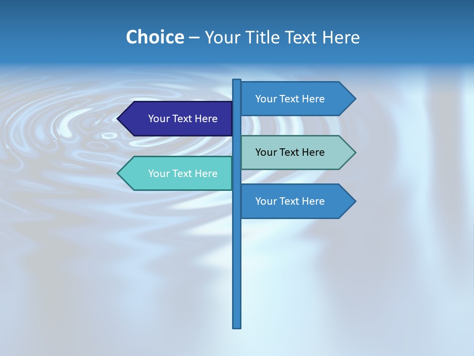 Digital Blue Purity PowerPoint Template