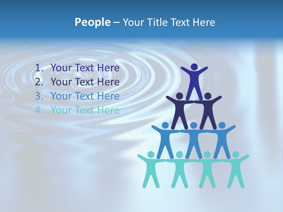 Digital Blue Purity PowerPoint Template