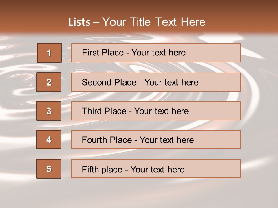 Natural Mask Lava PowerPoint Template