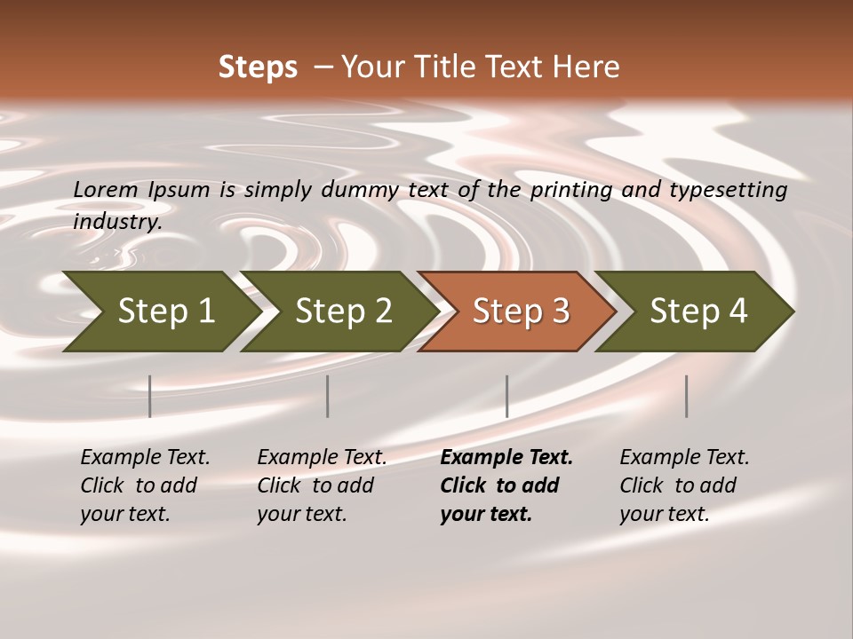 Natural Mask Lava PowerPoint Template