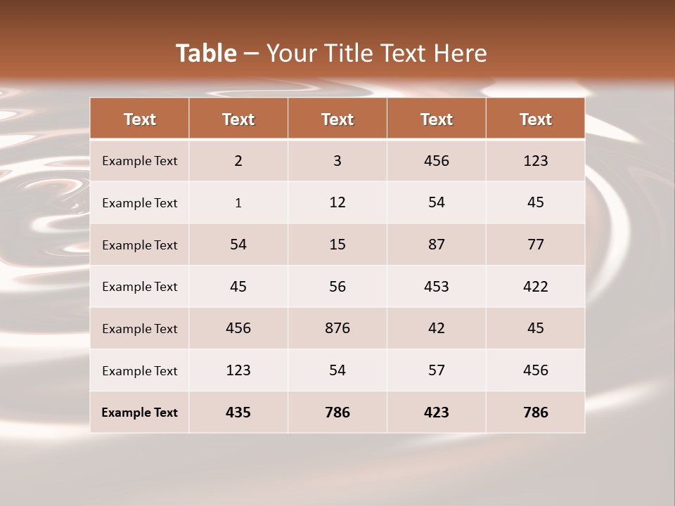 Natural Mask Lava PowerPoint Template