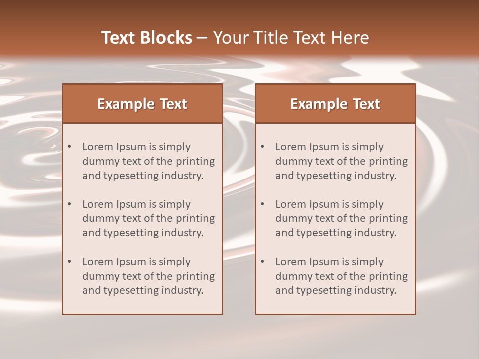 Natural Mask Lava PowerPoint Template