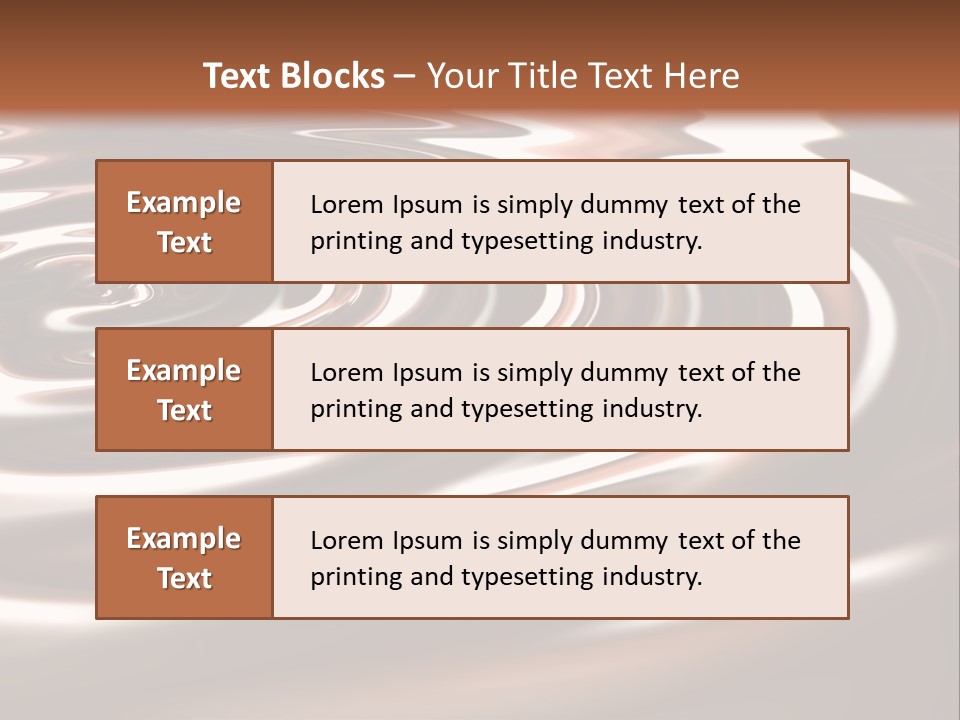 Natural Mask Lava PowerPoint Template