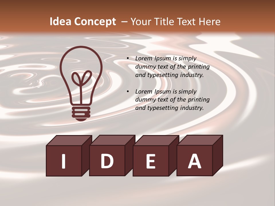 Natural Mask Lava PowerPoint Template