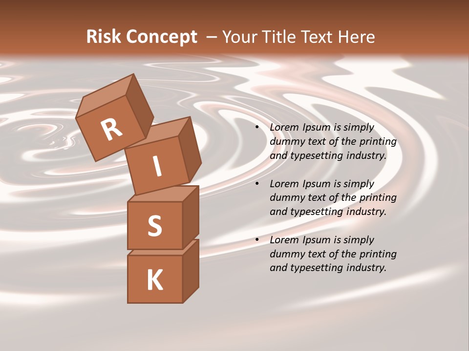 Natural Mask Lava PowerPoint Template