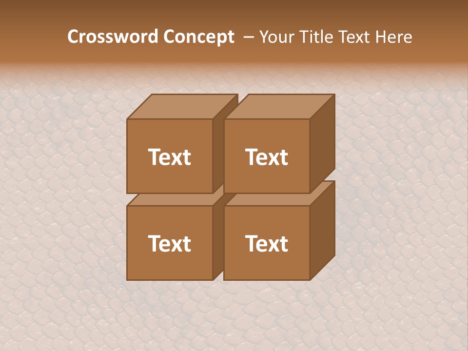 Wasser Snake Braun PowerPoint Template