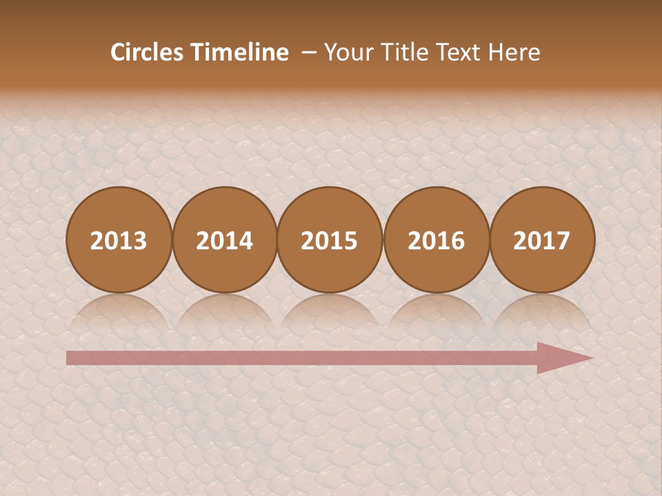 Wasser Snake Braun PowerPoint Template