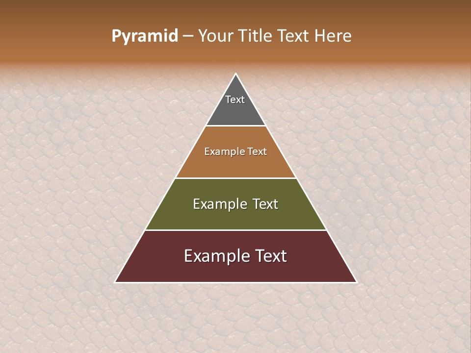 Wasser Snake Braun PowerPoint Template