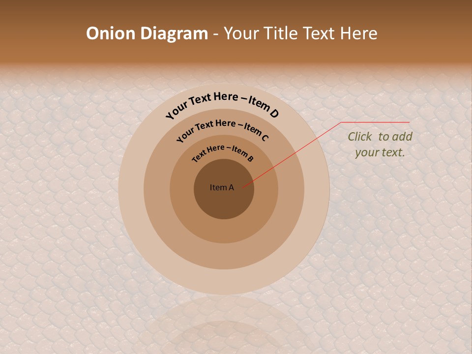 Wasser Snake Braun PowerPoint Template