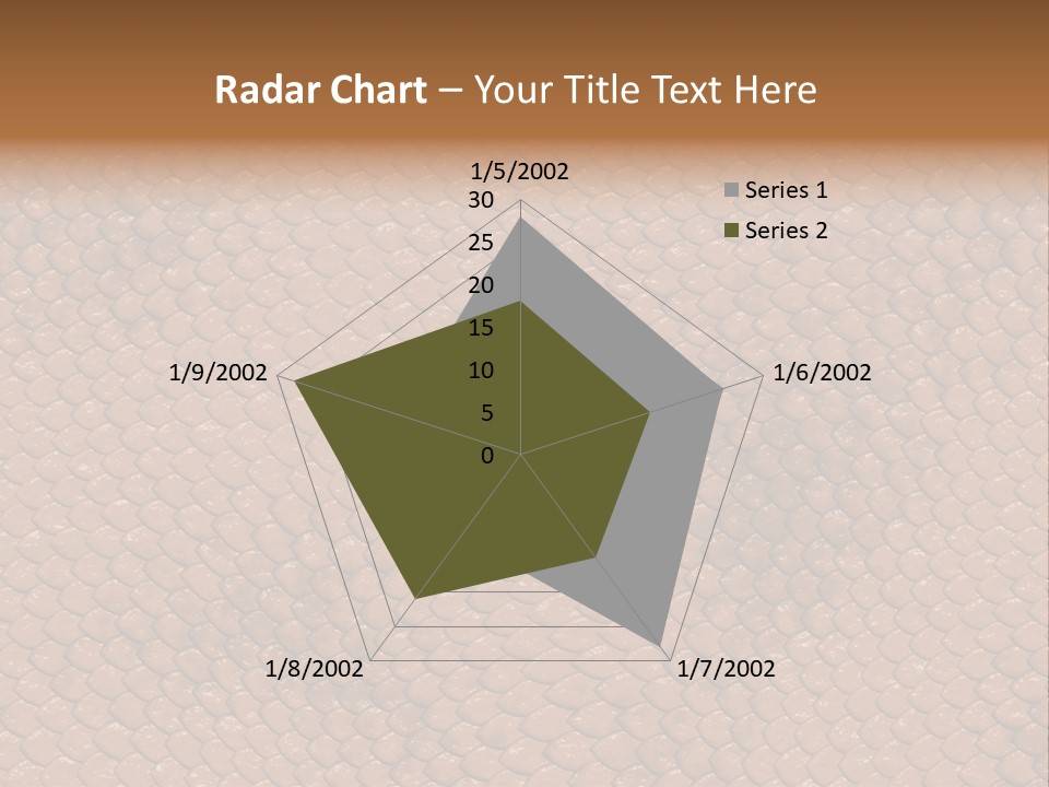 Wasser Snake Braun PowerPoint Template