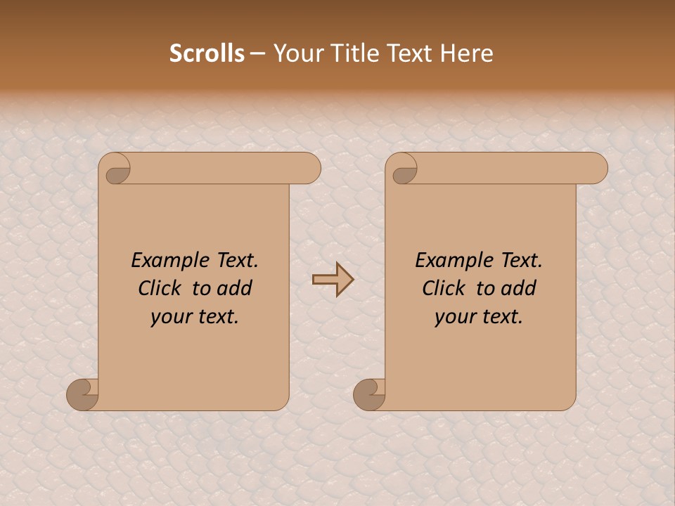 Wasser Snake Braun PowerPoint Template