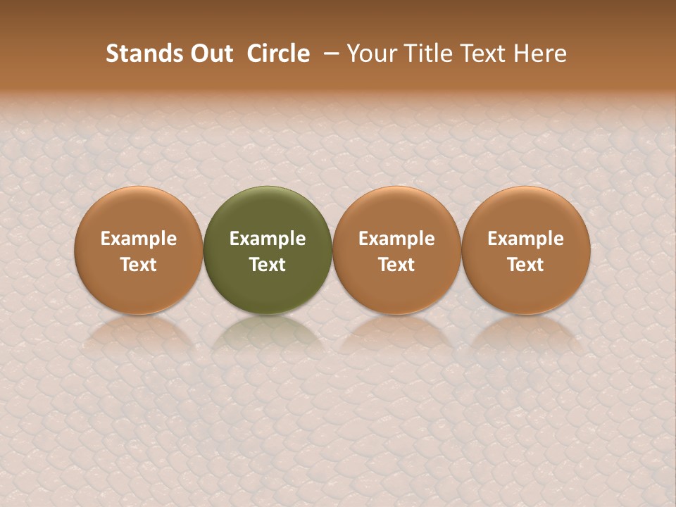 Wasser Snake Braun PowerPoint Template