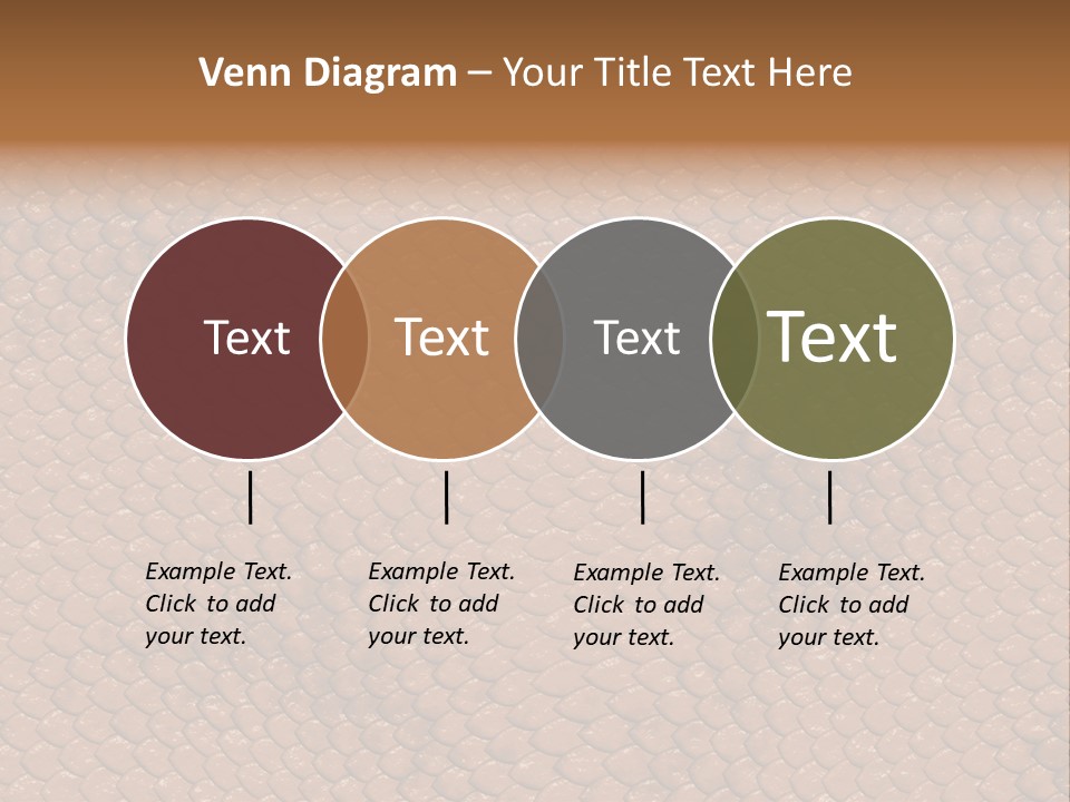 Wasser Snake Braun PowerPoint Template