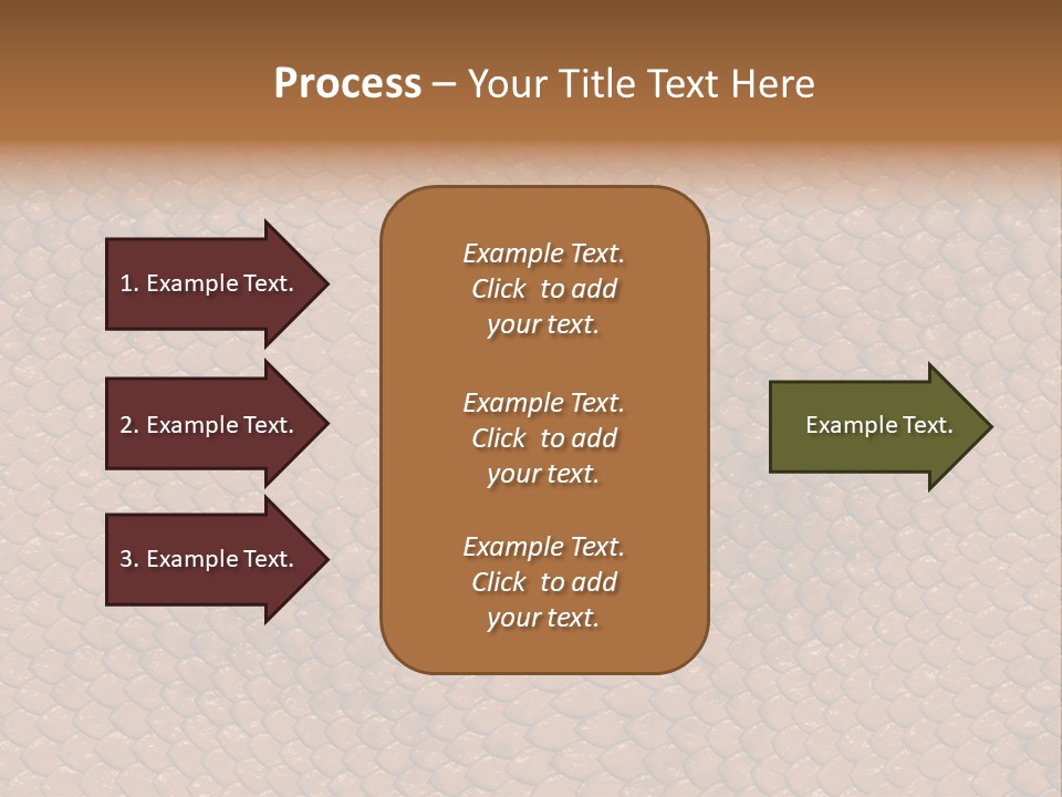 Wasser Snake Braun PowerPoint Template