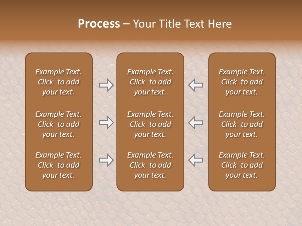Wasser Snake Braun PowerPoint Template