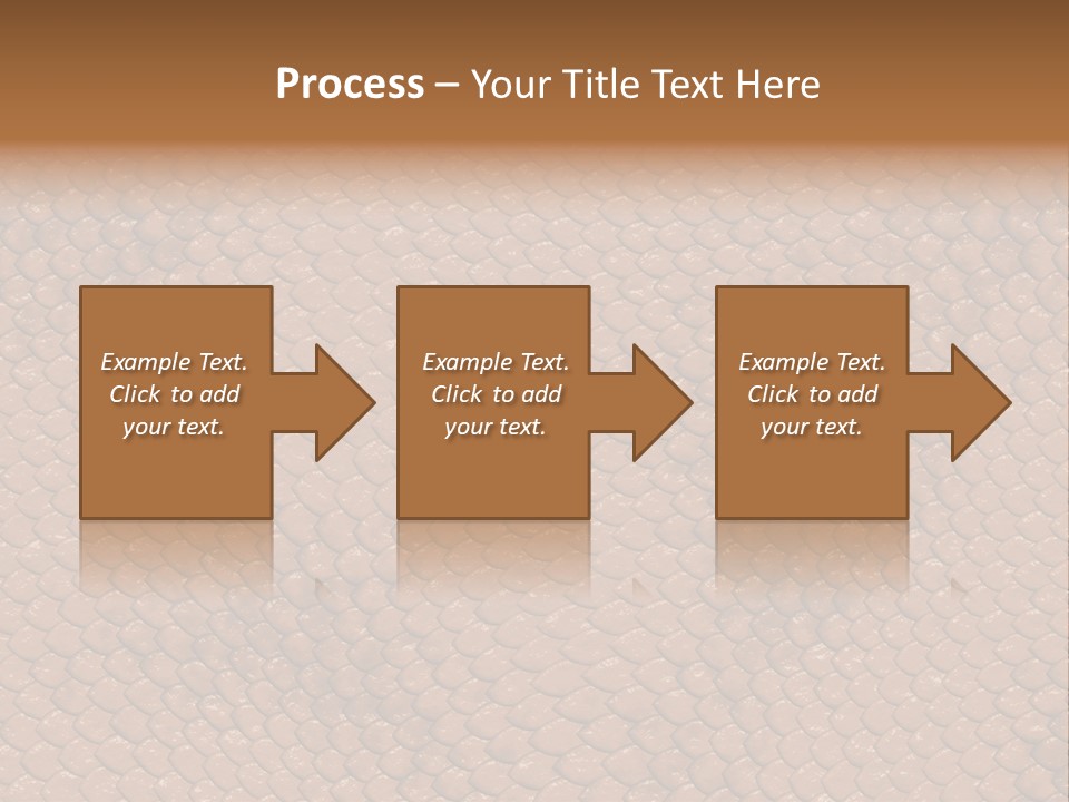 Wasser Snake Braun PowerPoint Template