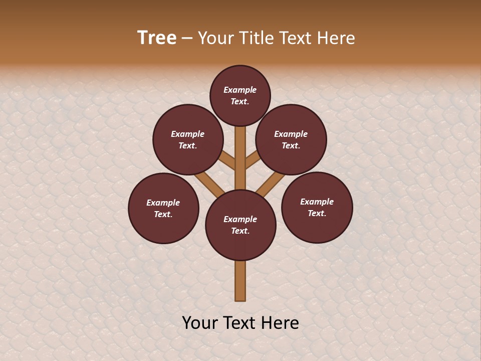 Wasser Snake Braun PowerPoint Template