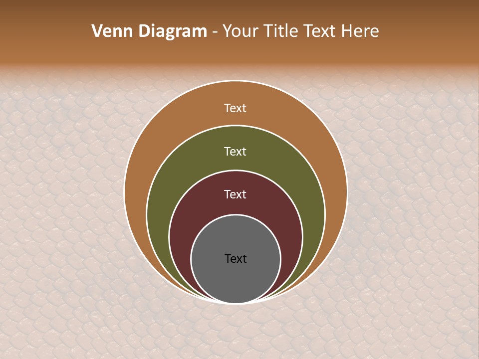 Wasser Snake Braun PowerPoint Template