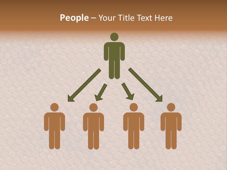 Wasser Snake Braun PowerPoint Template