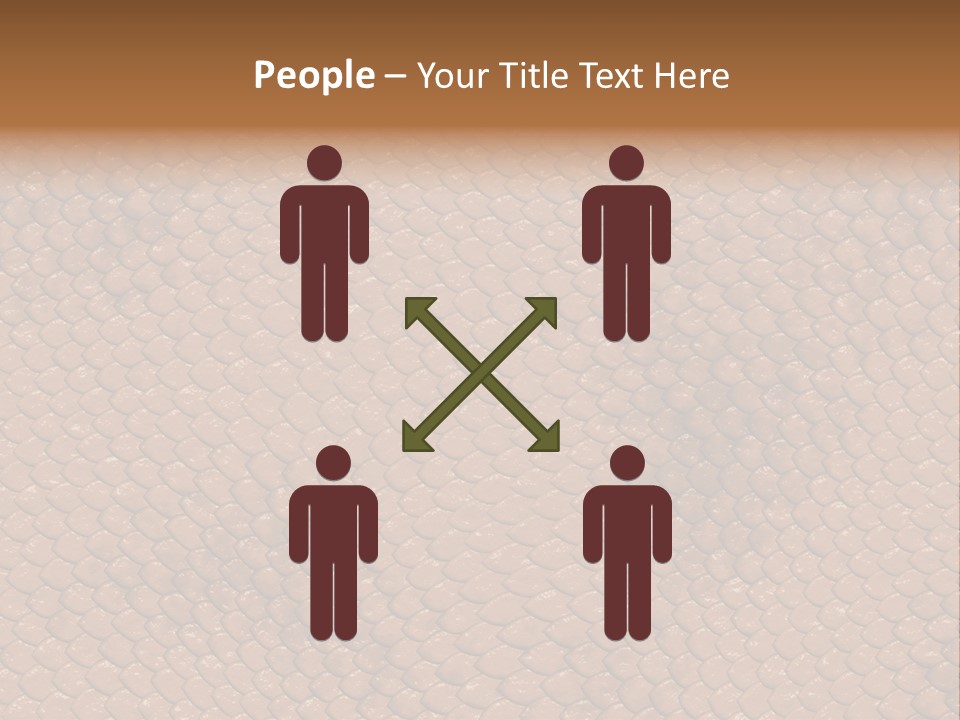 Wasser Snake Braun PowerPoint Template