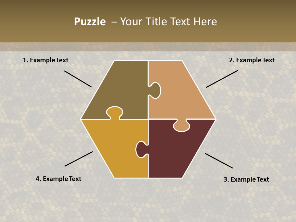 Skin Serpent Rattlesnake PowerPoint Template