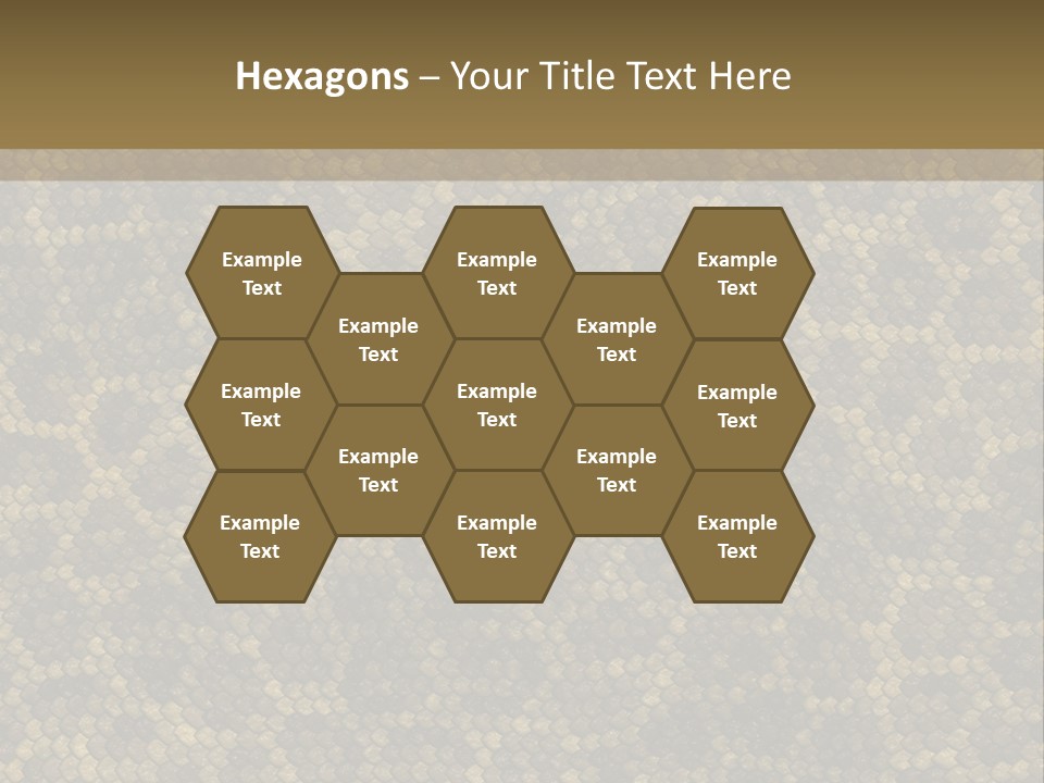 Skin Serpent Rattlesnake PowerPoint Template